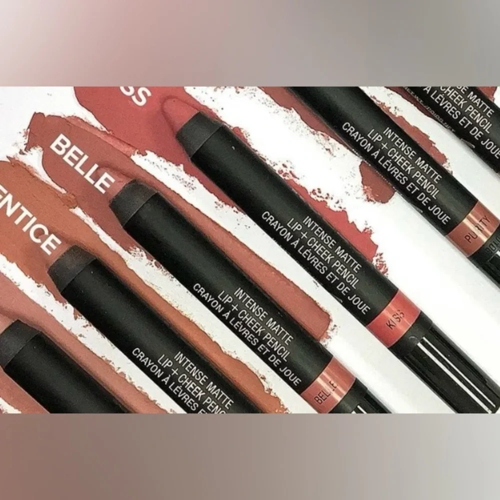 NudeStix INTENSE MATTE LIP + CHEEK - BELLE Creamy Matte Lipstick Cheek Pencil